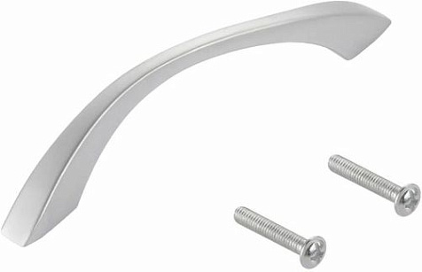 Ручка мебельная 1053 CHROME 128 MM купить в СОМ