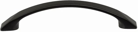 Ручка-скоба мебельная 1341 BRUSHED BLACK MATT 96 MM купить в СОМ