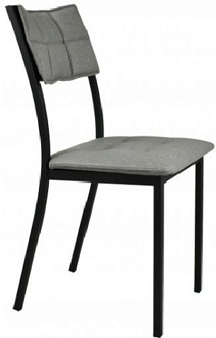 Стул Олимп серый/черный муар купить в СОМ