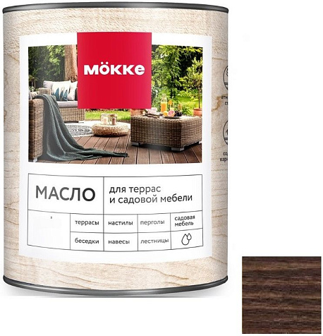 Масло Mokke, для террас, макадами, 0.75 л купить в СОМ
