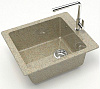 Мойка каменная Granit Bergg, Линди Z8Q5, 500 х425 х195 мм, песочная купить в СОМ