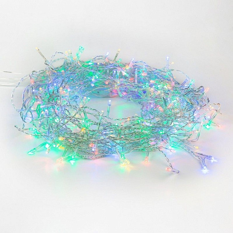 Гирлянда светодиодная Neon-Night Твинкл Лайт 10Вт 20м 160LED мультиколор провод прозр. купить в СОМ