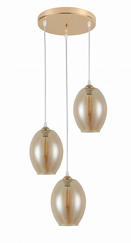 Светильник Linvel LV9317/3, Альраи золото Е27 40 ВТ купить в СОМ