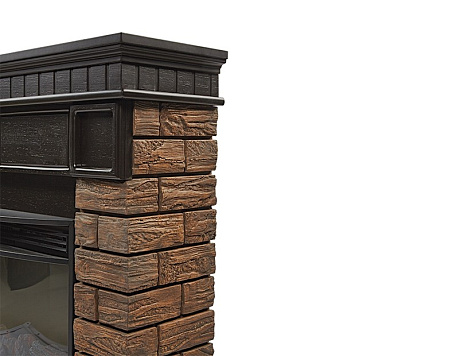 Портал Bricks Wood 25 камень темный, шпон венге купить в СОМ